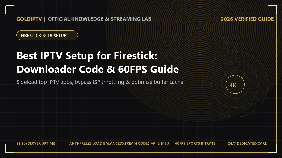 Best IPTV Setup for Amazon Firestick – Apps, Codes, and Optimization