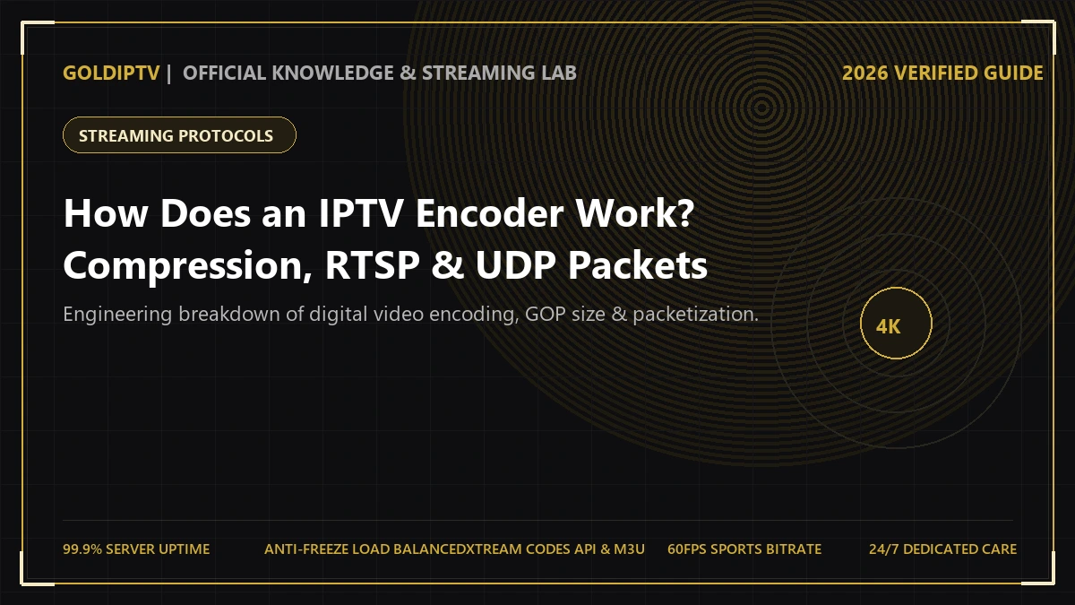 How Does an IPTV Encoder Work – Video Compression and Streaming Protocols