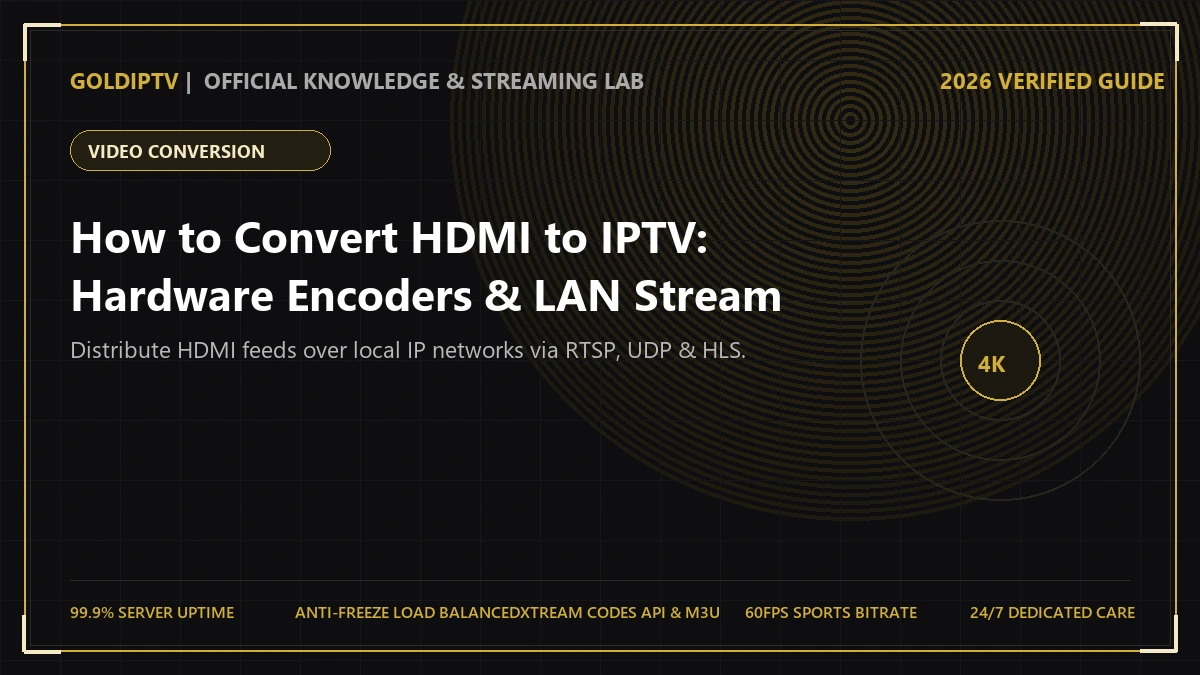 How to Convert HDMI to IPTV – Hardware Setup and Streaming Architecture